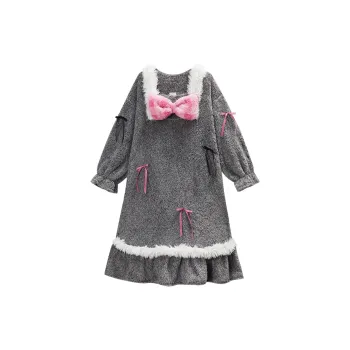 GUKOO Nightgown Women's Light Heather Gray