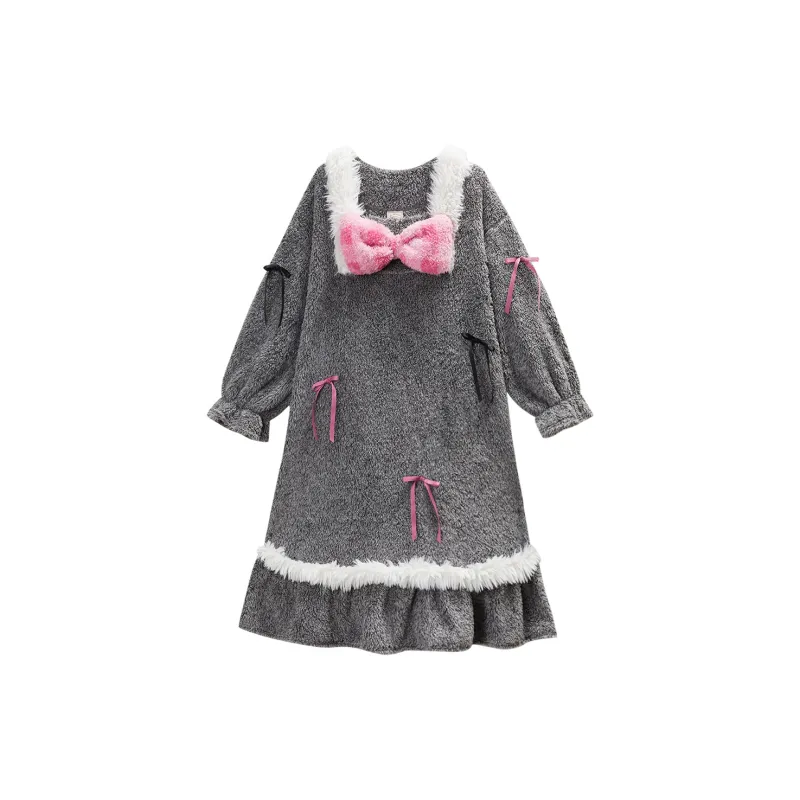 GUKOO Nightgown Women's Light Heather Gray-0