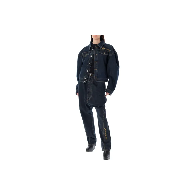 Vivienne Westwood Denim Jackets Women's Navy Blue-1