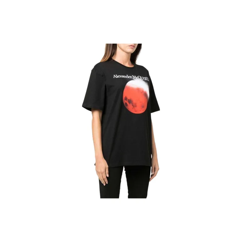 Alexander McQueen Regular T Shirt Women's Black-2