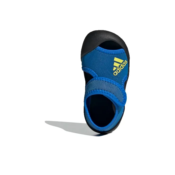 Adidas Slip Resistant, Abrasion Resistant, Breathable Low Top Sandal Blue Infant And Toddler-4