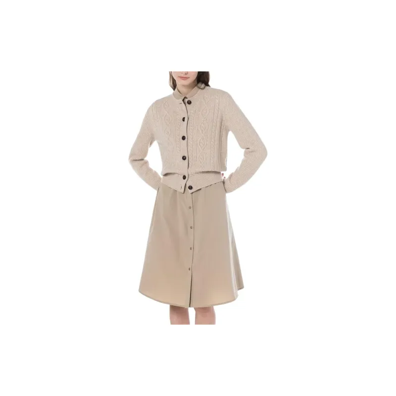 LACOSTE Sweaters Women's Beige-2