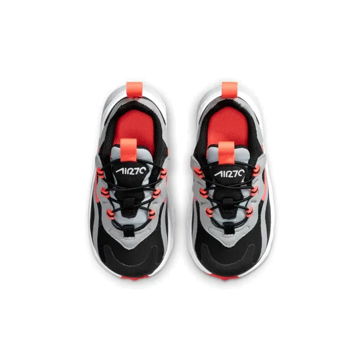 Nike Air Max 270 RT Low-Top Running Shoes Black Gray Red Infant And Toddler-3