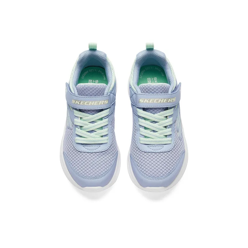 Skechers Go Run 400 V2 Slip Resistant Cushioning Abrasion Resistant Low Top Kids' Running Shoes Blue Green Teenagers-3