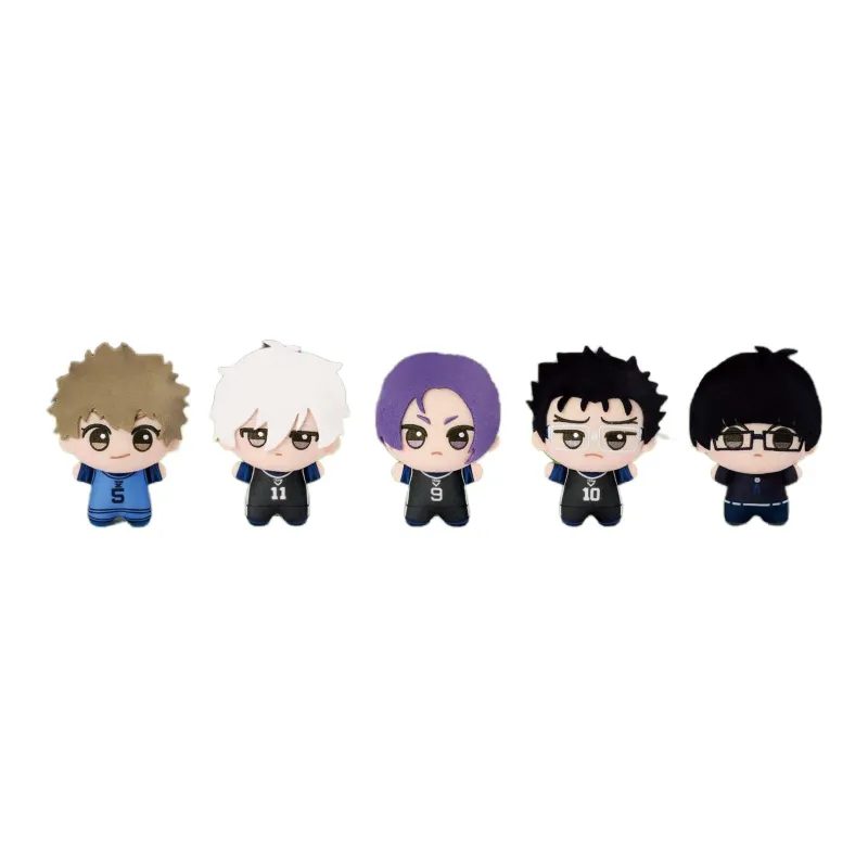 BANPRESTO Eiichi Shiba Tetsu Katagiri Seiichi Nagi Ling Wang Mi Akashi Eiichi Blue Lock Dolls Plush Pendant 11cm High-2