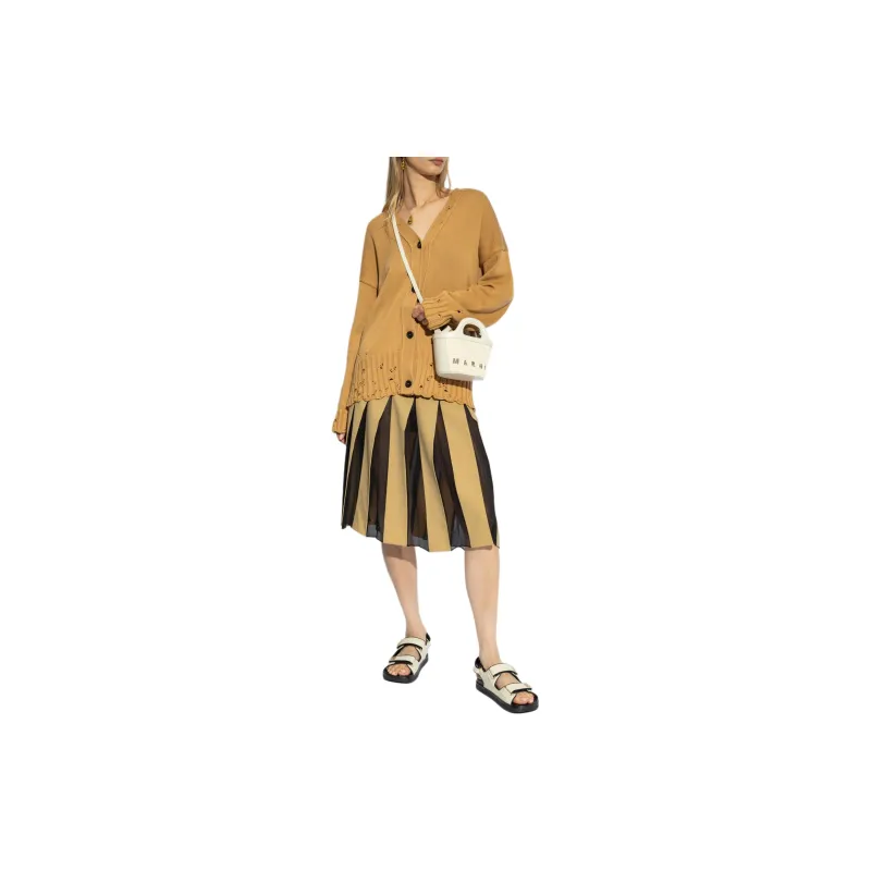 MARNI Pleated Mini Skirt-1