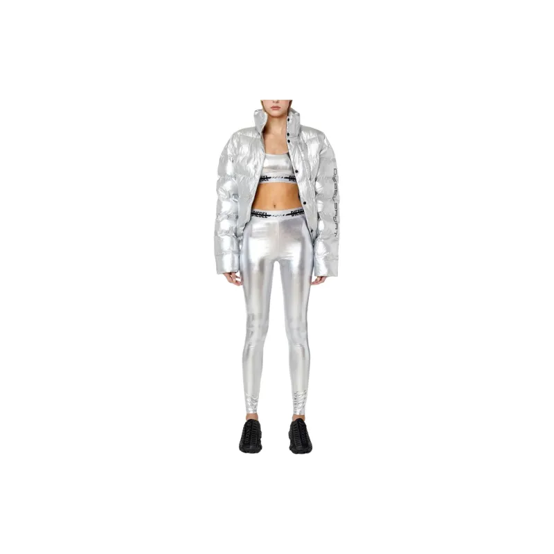 DIESEL Jackets Women's Silver-1