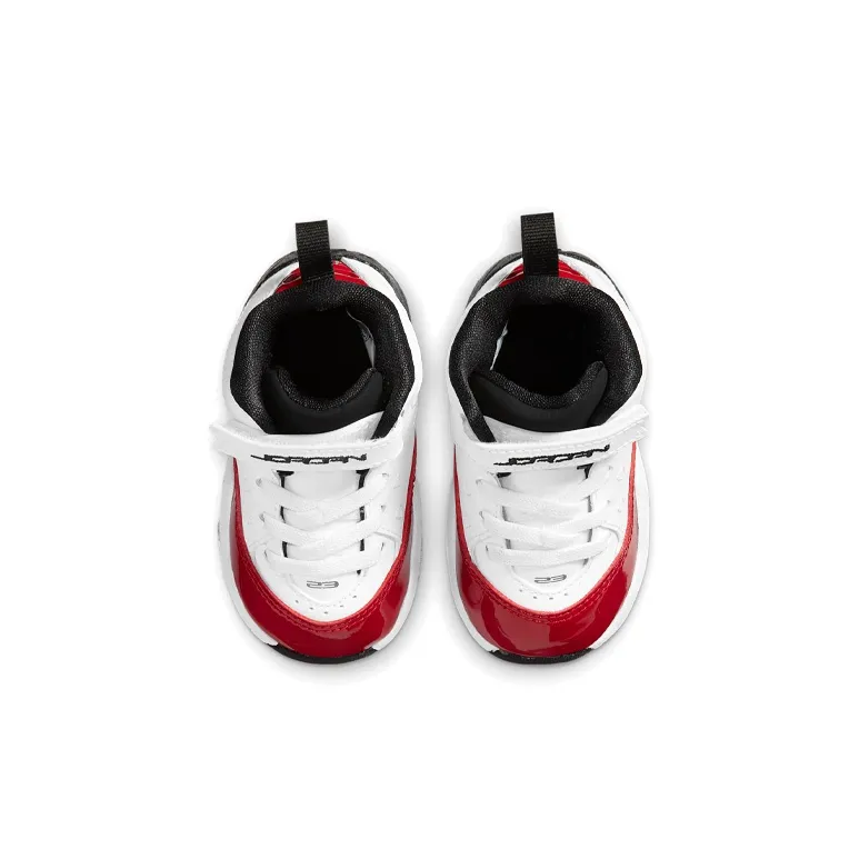 Jordan B'Loyal Cushioning, Wear Resistant High Top Vintage Basketball Shoes White Red Black Infant And Toddler-3