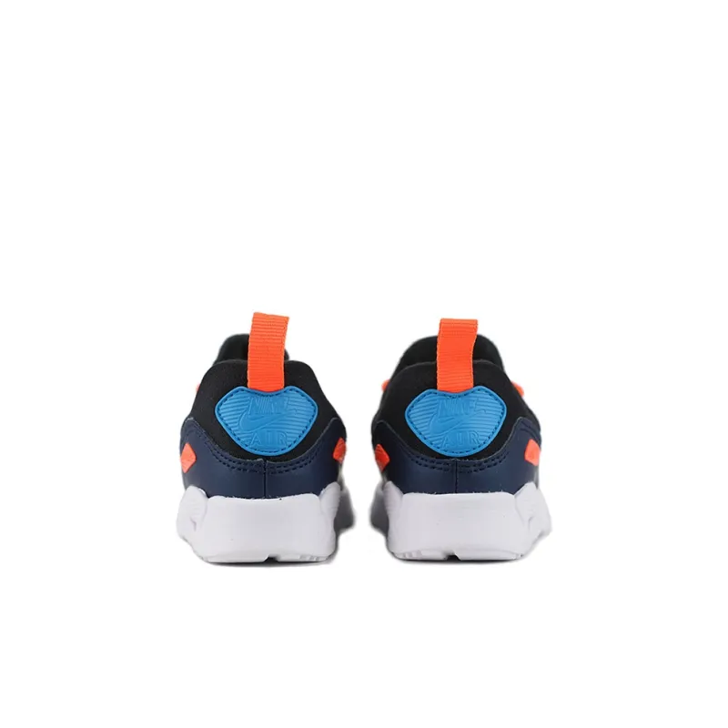 Nike Air Max Tiny 90 Slip Resistant Shock Absorbers Low Top Toddler Shoes Black Orange Baby-3