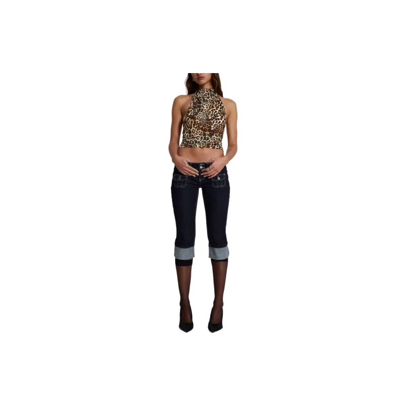 Jaded London Denim Shorts Women's Indigo-1