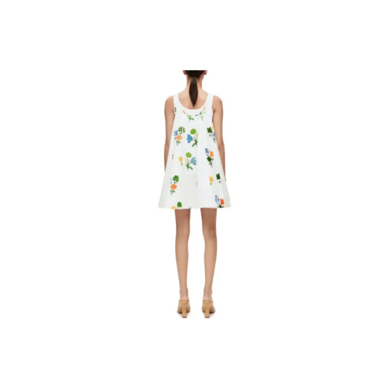 LOEWE Sleeveless Dresses Women's White-2