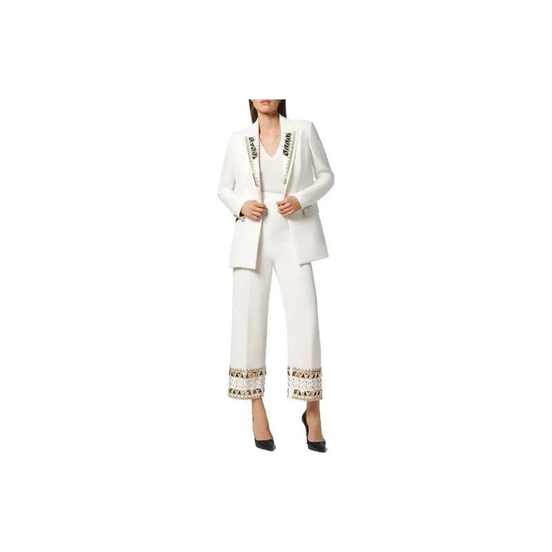 PHILIPP PLEIN Cady Gold studded Trousers-3