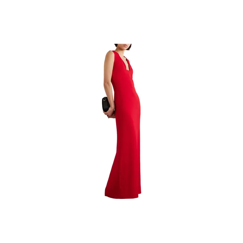 GIVENCHY Sleeveless Dress Women's Red-1