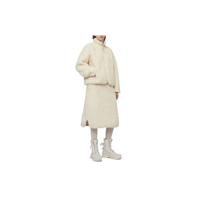 JIL SANDER Velvet Jackets Women's White-3