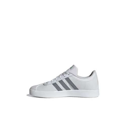 Adidas Neo VL Court 2.0 K Low Top Kids' Skateboarding Shoes Gray Kids'