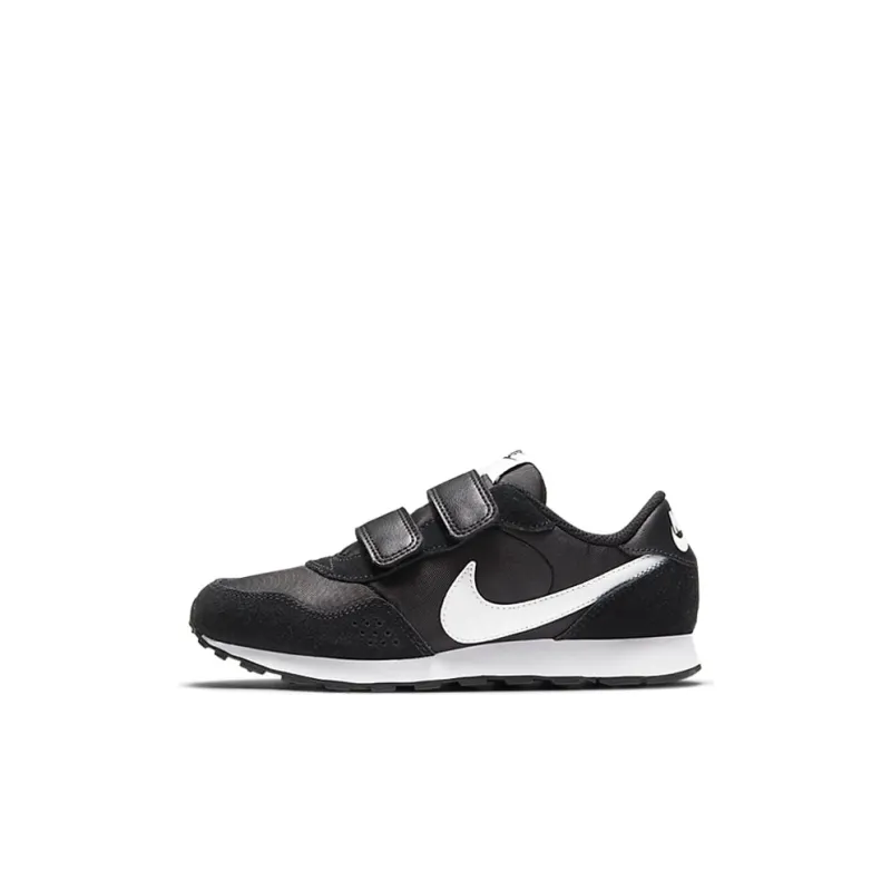 Nike MD Valiant Abrasion Resistant Low Top Kids' Running Shoes Black Children Aged 3 7 Years Old-0
