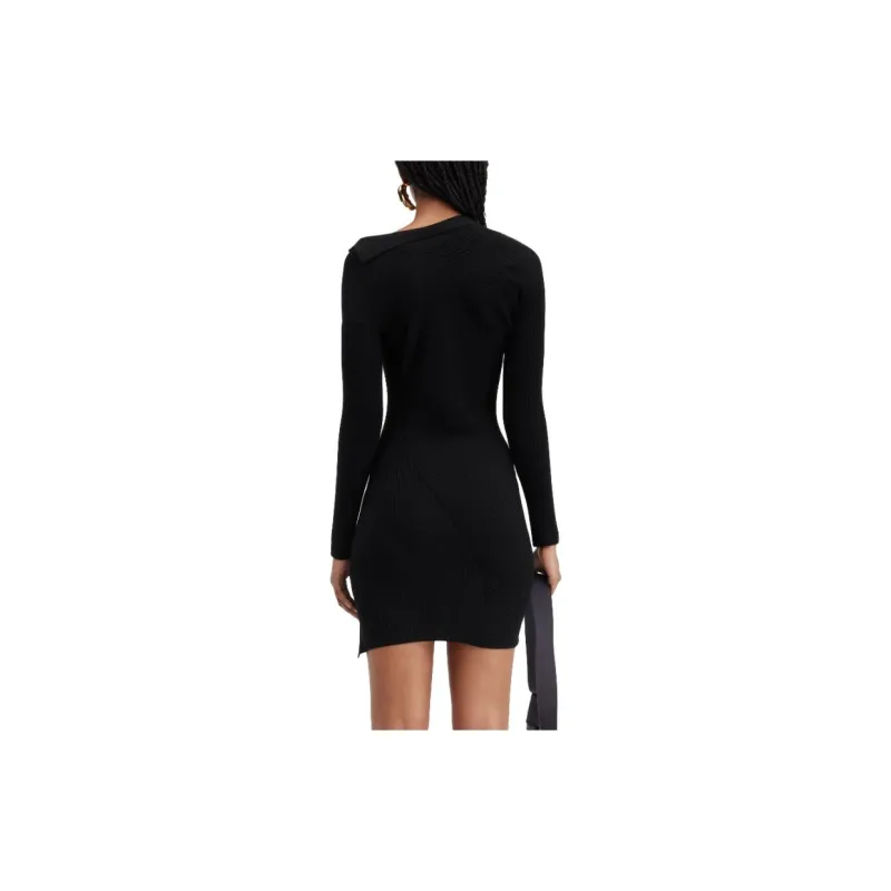 Jacquemus La Robe Maille Colin 'Black'-3