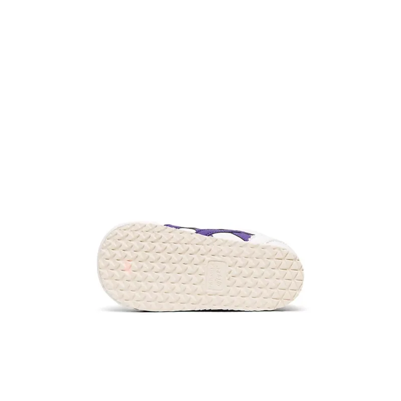 Onitsuka Tiger Mexico Mid Runner Abrasion Resistant Mid Top Running Shoes White Purple Infant And Toddler-5