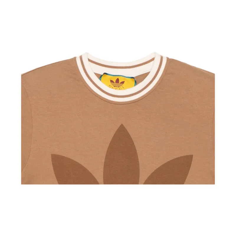 GUCCI x Adidas SS23 Regular T Shirt Women's Camel-4