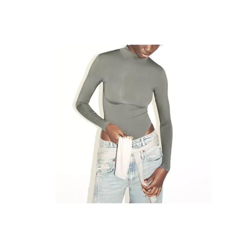 ZARA Bodysuits Women's Gray-5