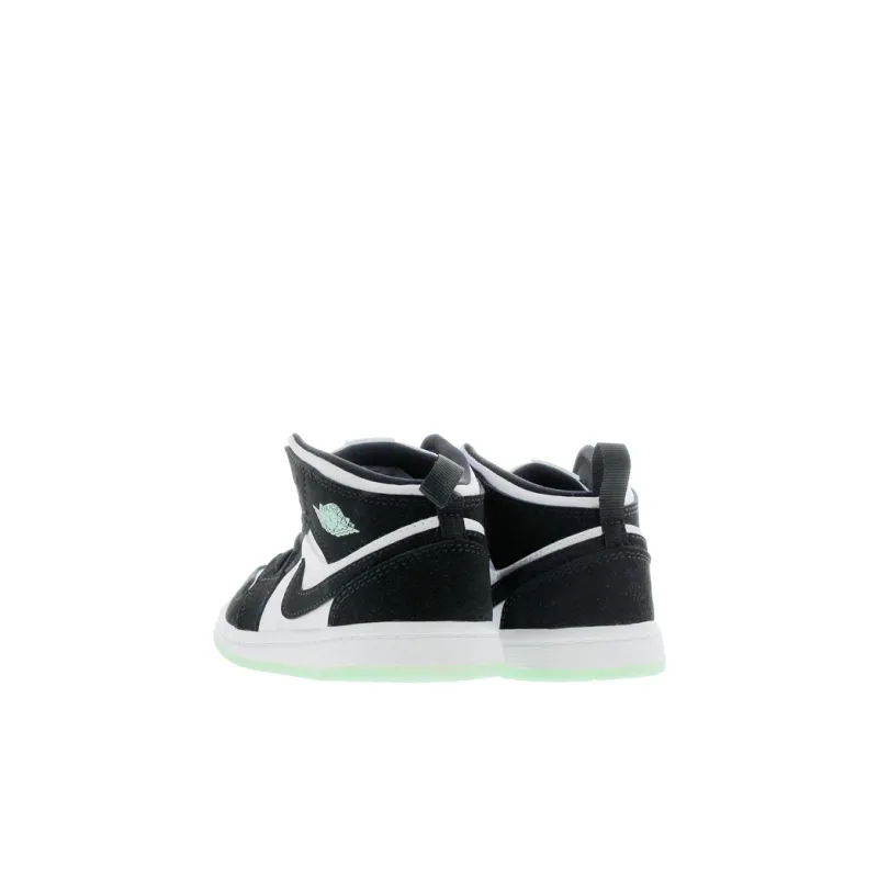 Jordan 1 Mid White Black Teal Tint TD-2