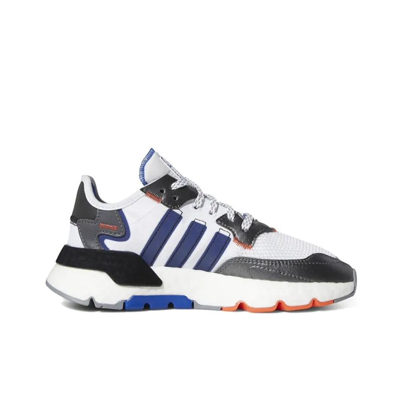 Star Wars x Adidas Originals Nite Jogger J Abrasion Resistant Low Top Sports Casual Shoes Blue White Teenagers-1