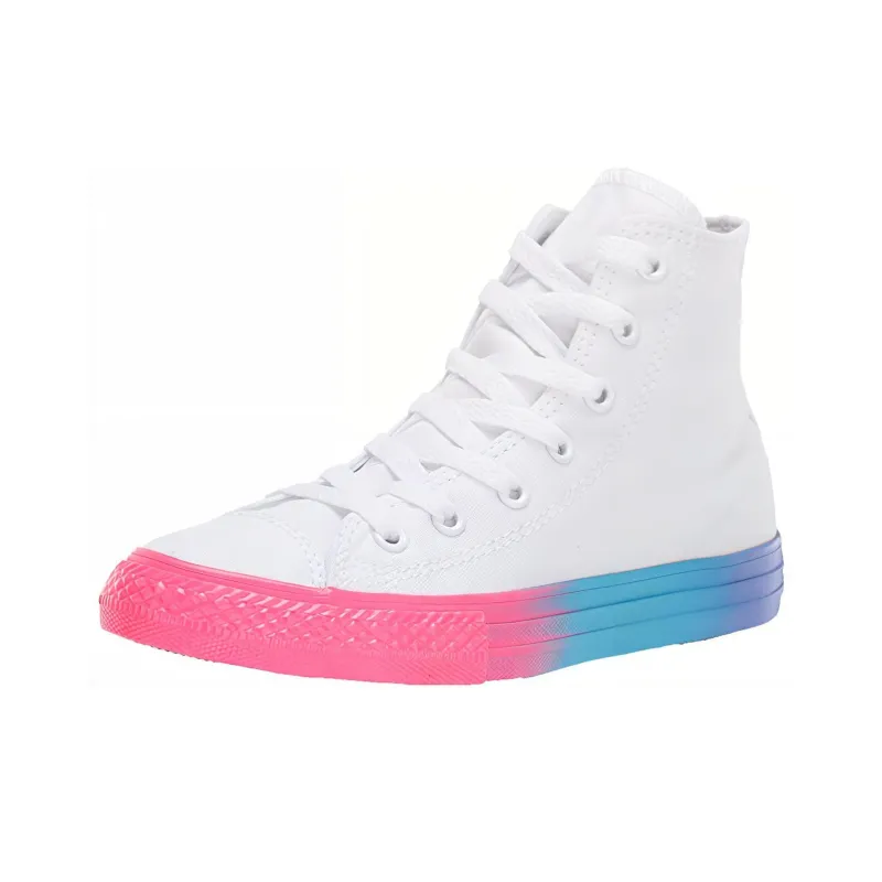 Converse Chuck Taylor All Star Non-slip Lightweight High-Top Canvas Shoes White Teenagers-2