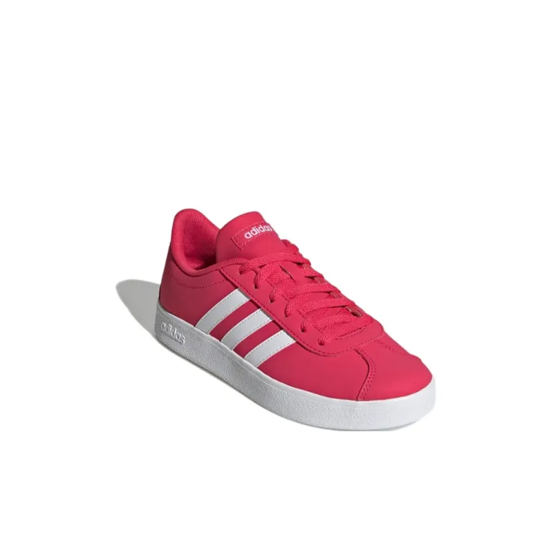Adidas Neo VL Court 2.0 K Abrasion Resistant Low Top Kids' Skateboarding Shoes Red Kids'-2