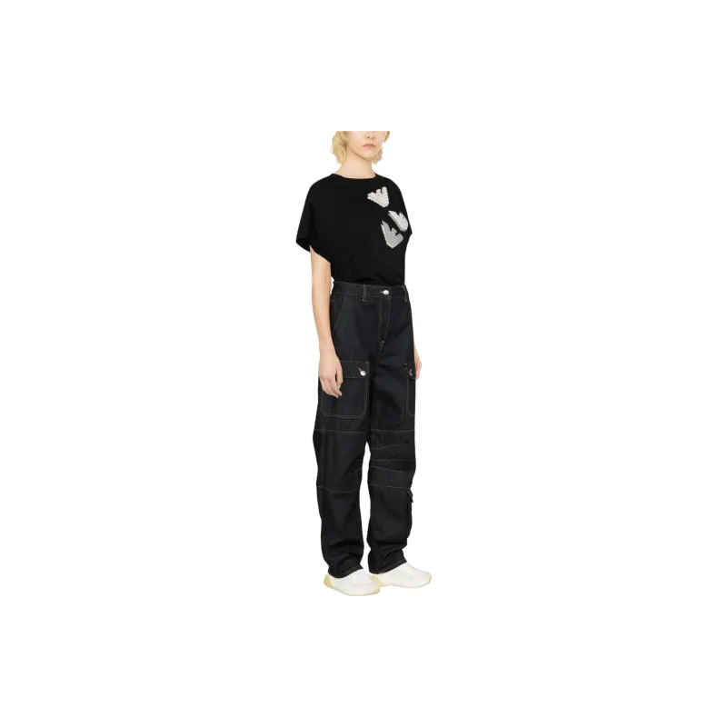 EMPORIO ARMANI T Shirts Women's Black-2