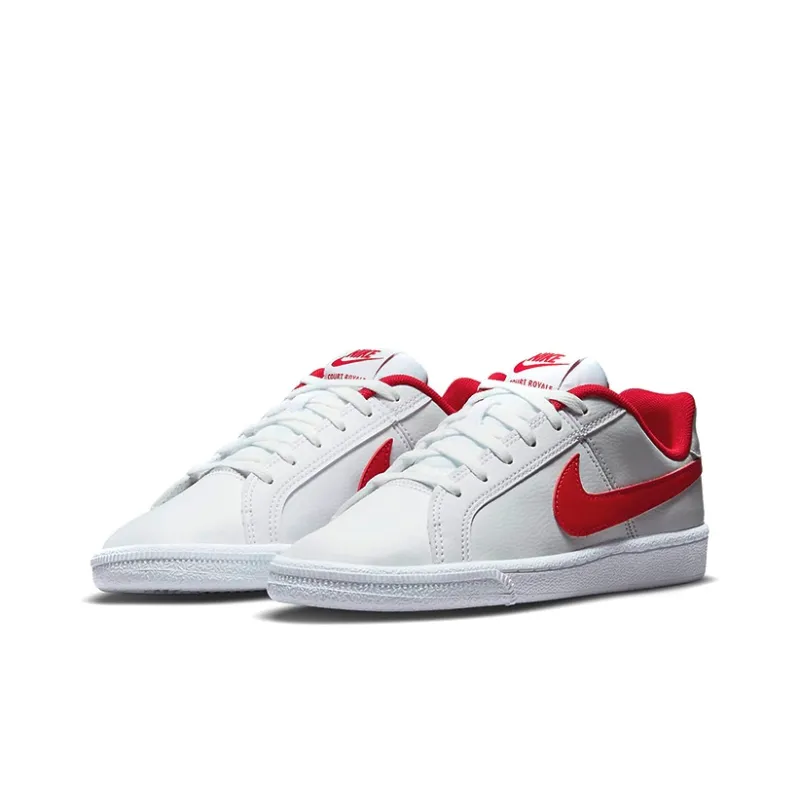 Nike Court Royale Low-Top Sneakers White/Red GS-2