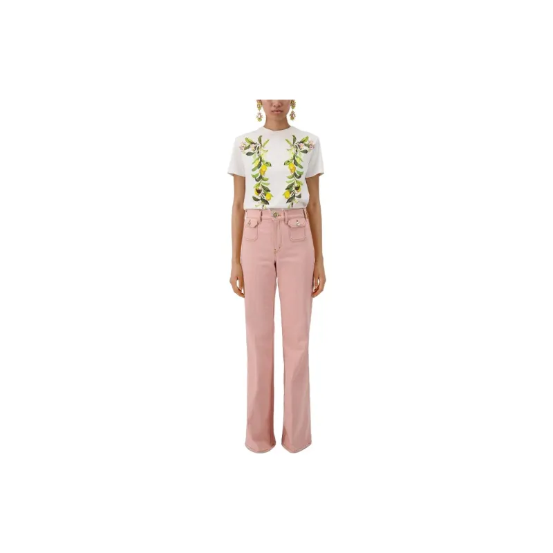 Giambattista Vall High rise Flared Jeans-1
