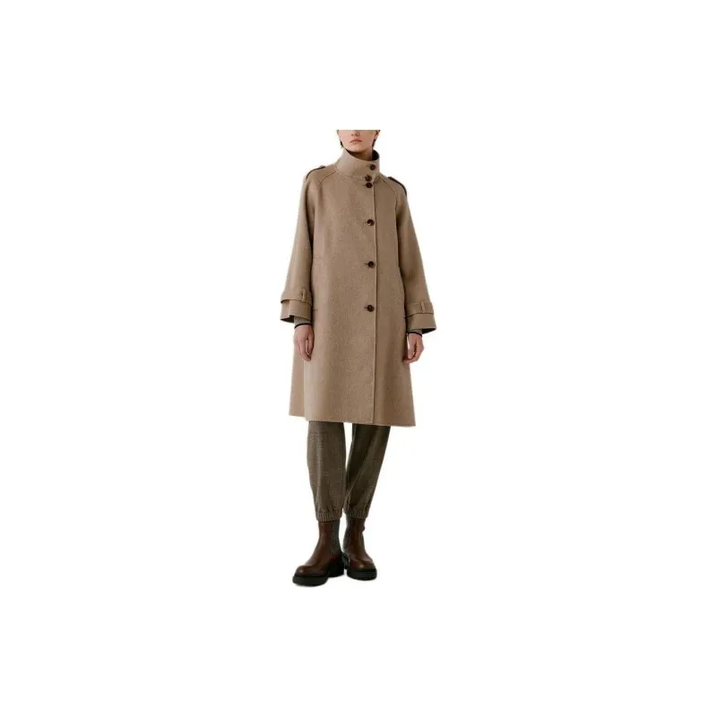 ICICLE Coats Women's Real Camel-1