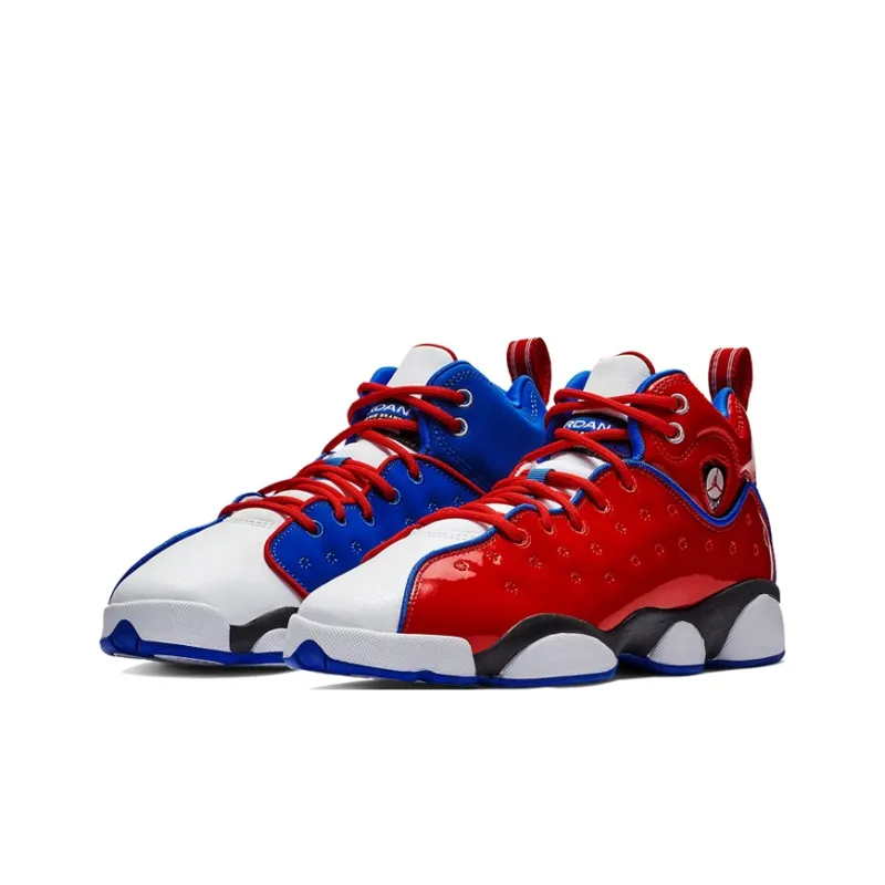 Jordan Jumpman Team II Mid Top Children's Basketball Shoes Teenagers-2