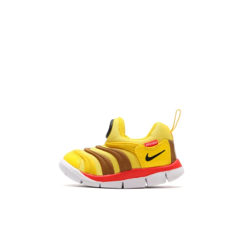 Nike Dynamo Free SE Slip Resistant Cushioning With Rebound Low Top Toddler Shoes Yellow Infant And Toddler-0