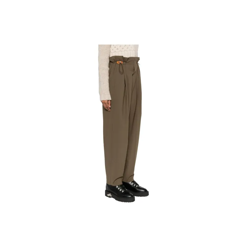 Moncler Paperbag waist Wide leg Trousers-4