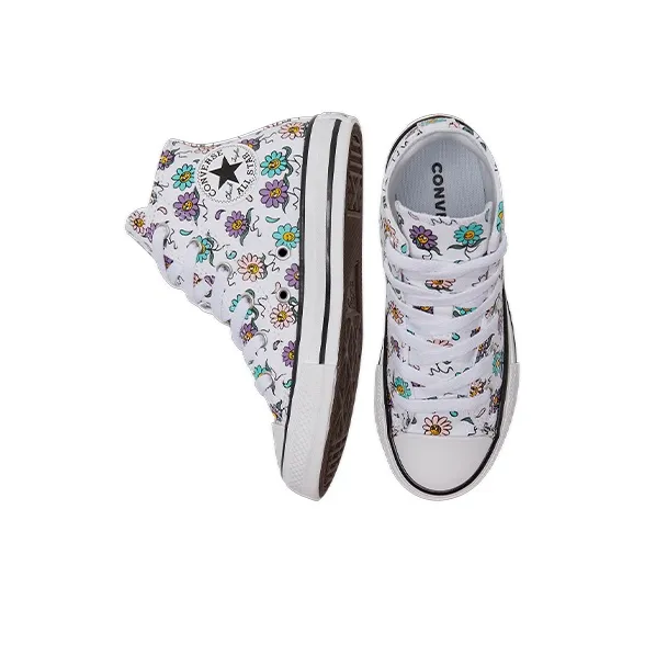 Converse Chuck Taylor All Star Anti Slip Wear Resistant High Top Kids Canvas Shoes Multicolor Teenagers-4