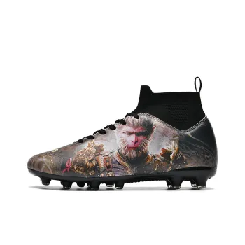MEKY Artificial Ground Cushioned Slip-Resistant Coverage Soccer Shoes Unisex