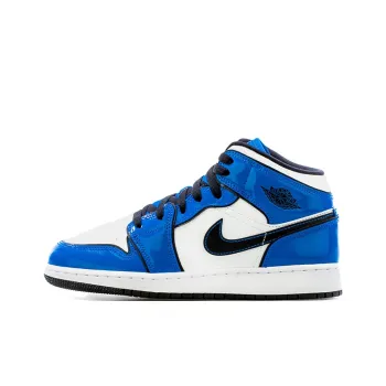 Jordan 1 Mid Signal Blue GS
