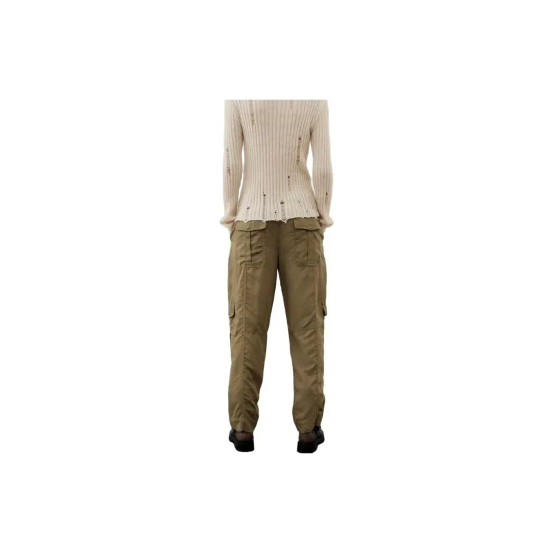 ZARA Cargo Pants Women's Brown-3