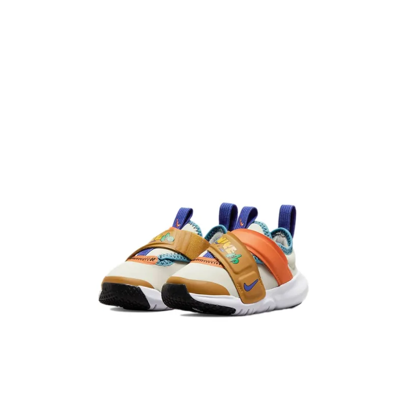 Nike Flex Advance Bt Abrasion Resistant Breathable Support Low Top Running Shoes Orange Yellow Infant And Toddler-3