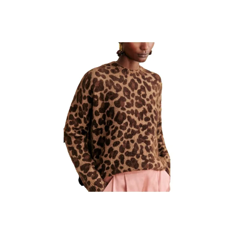 Sézane Sweaters Women's Leopard Print-1