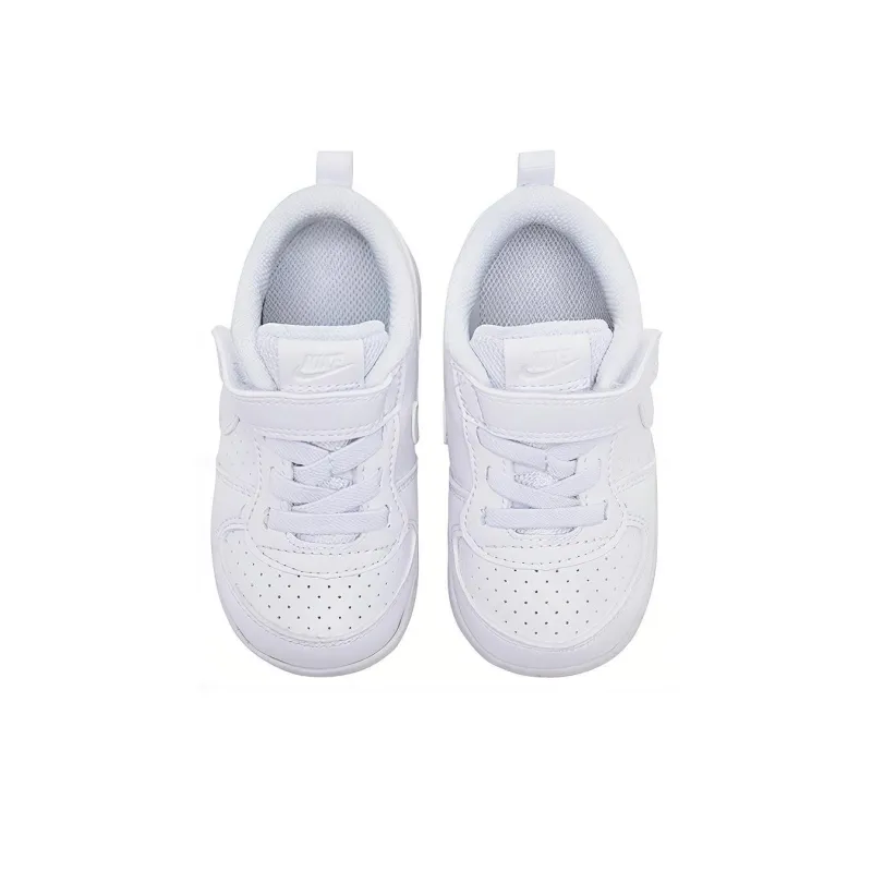 Nike Court Borough Abrasion Resistant Mid Top Toddler Shoes White Infant And Toddler-4