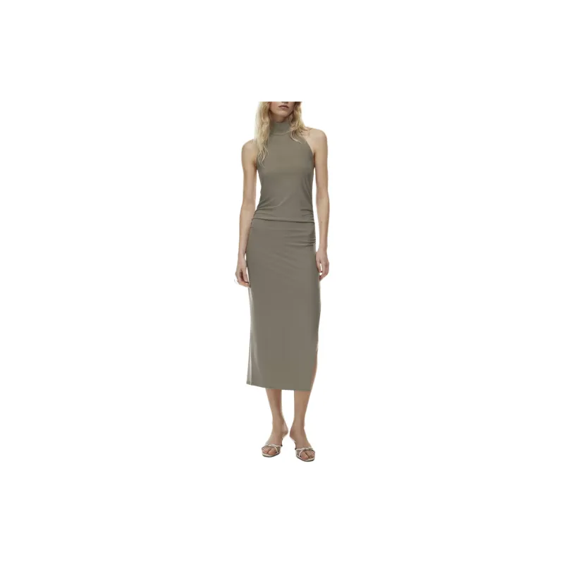 ARITZIA Wilfred Remedy Dress Sleeveless Dress Women's Modern Taupe/Modern Taupe-4