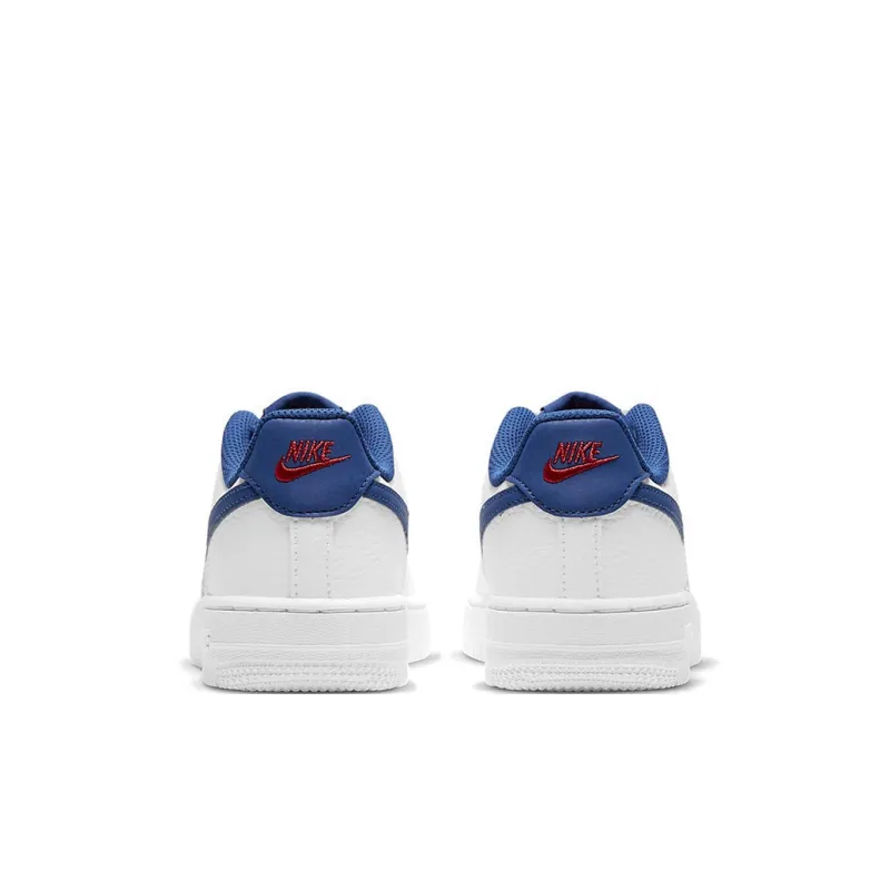 Nike Air Force 1 Low White Deep Royal Blue University Red PS-4