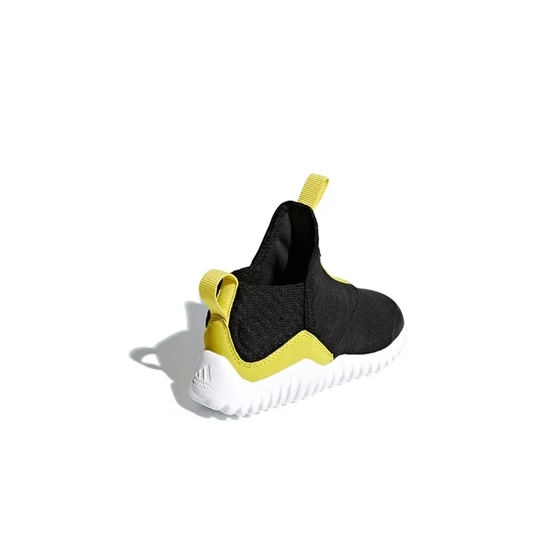 Adidas Rapidazen I Anti-Slip Wear-Resistant Low-Top Toddler Shoes Black Yellow White Infant And Toddler-3