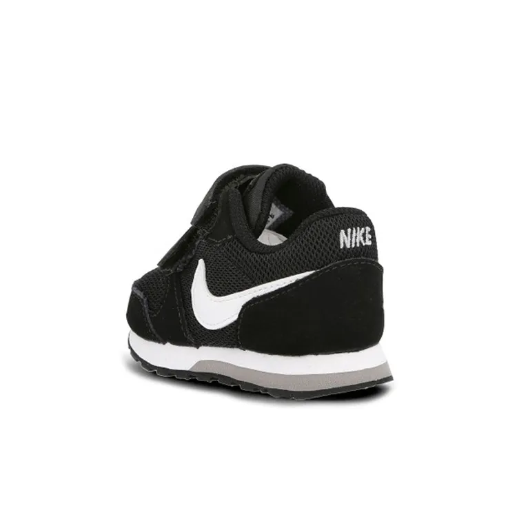 Nike MD Runner 2 Slip Resistant Cushioning Low Top Running Shoes Black White Infant And Toddler-4
