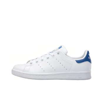 Adidas Originals J Breathable Low Top Skateboard Shoes White Blue Tail Teenagers