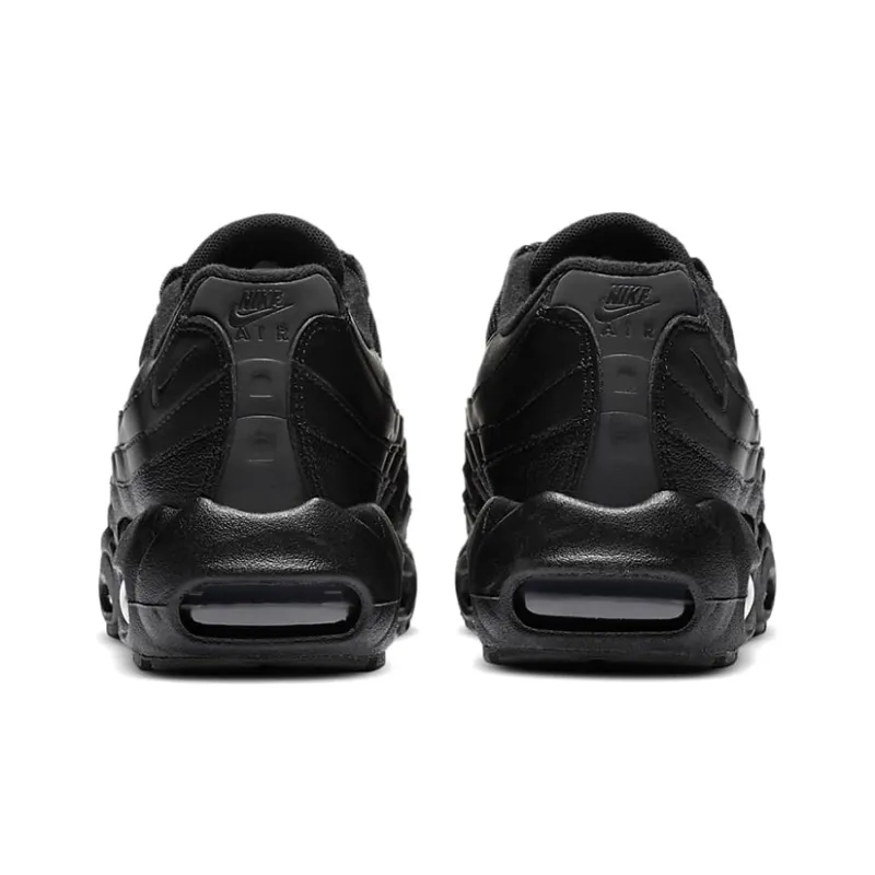Nike Air Max 95 Recraft Triple Black GS US Kids POIZON