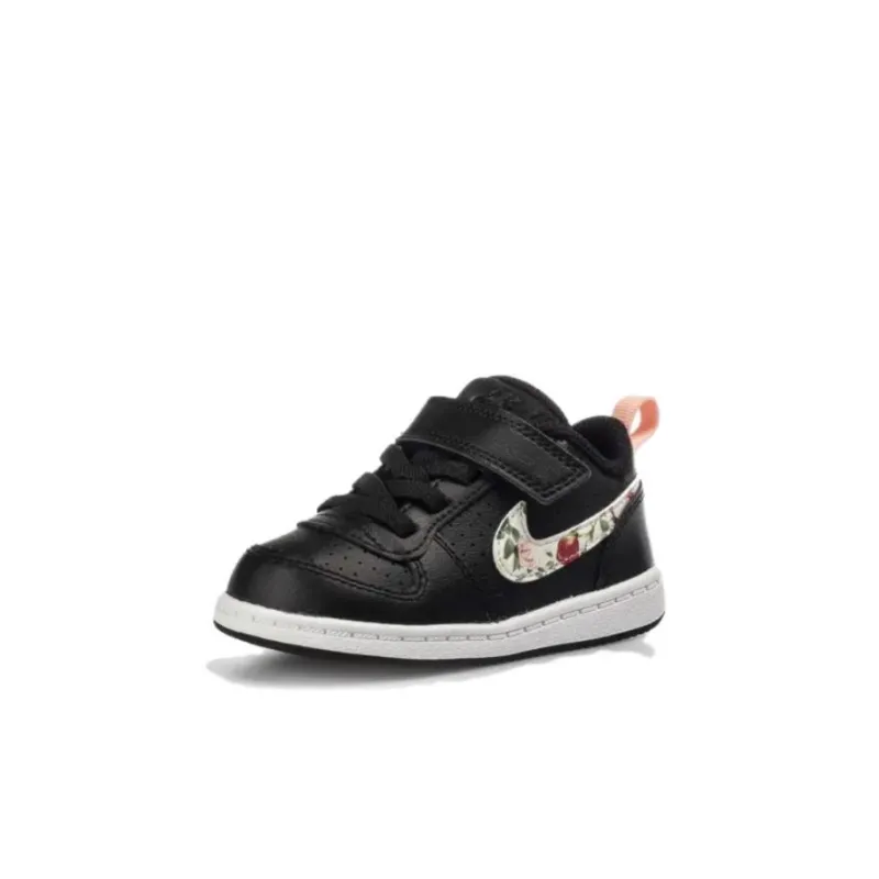 Nike Court Borough Low Vintage Floral Black Pink TD-2