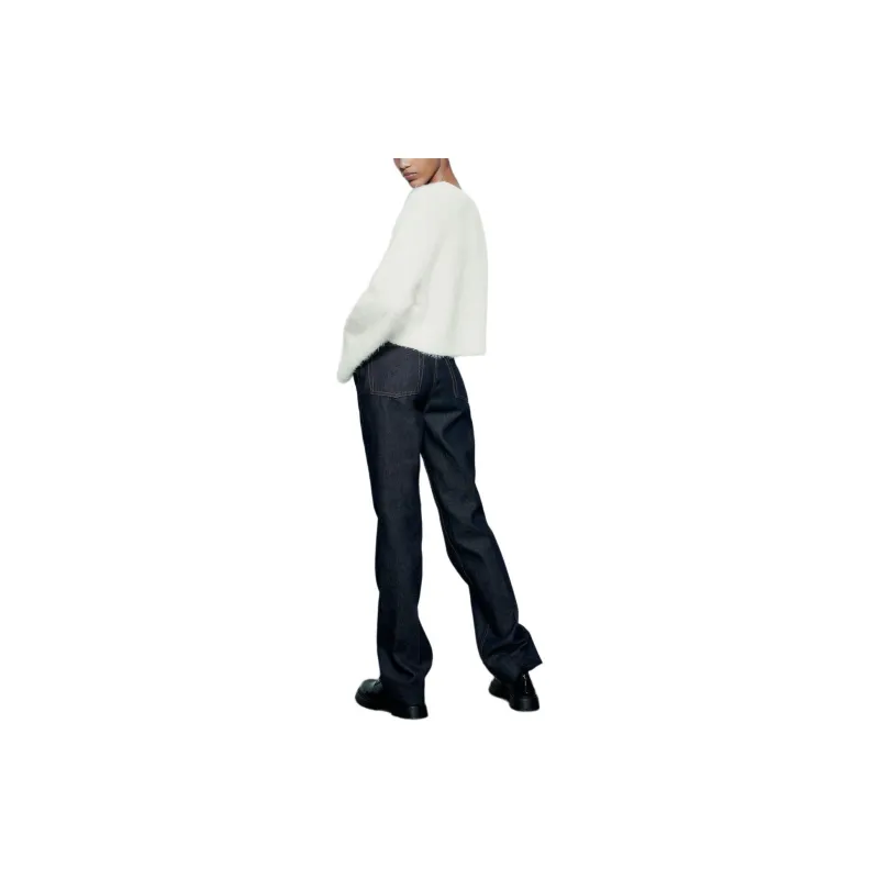 ZARA Sweatshirts Women's White-2